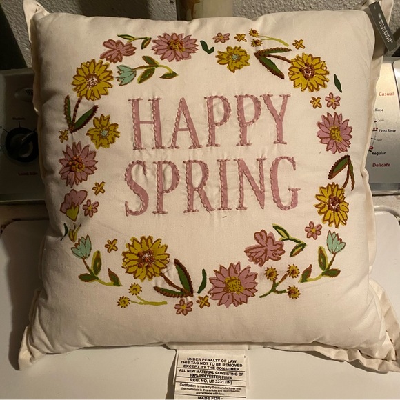 Threshold Accents Target Threshold Happy Spring Throw Pillow Poshmark